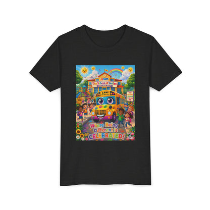 Lani™ Youth Short Sleeve Tee – "Where Being Different is CELEBRATED!" Graphic Shirt