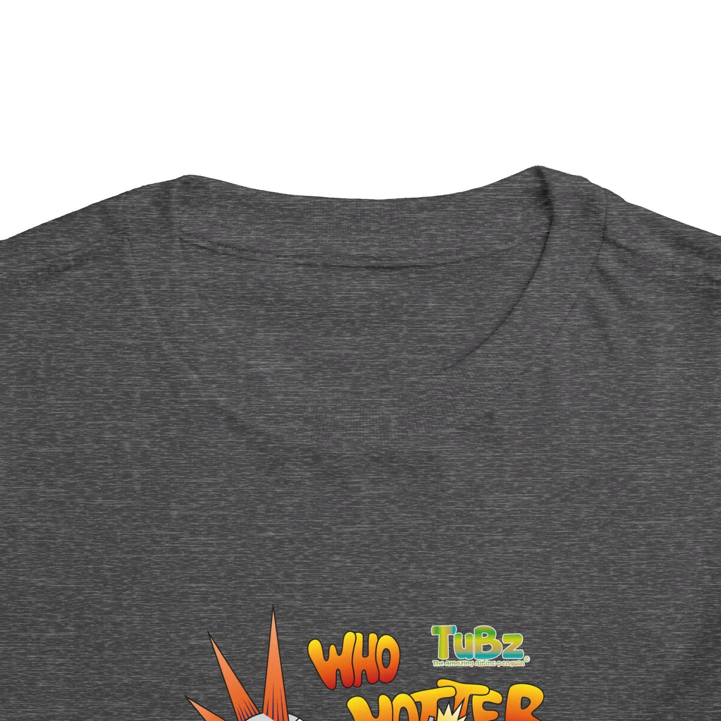 TuBz™ Rockstar Kids T-Shirt - "Who Hotter Than Me!" Graphic Tee | Smile Universe TuBz4Kidz Collection