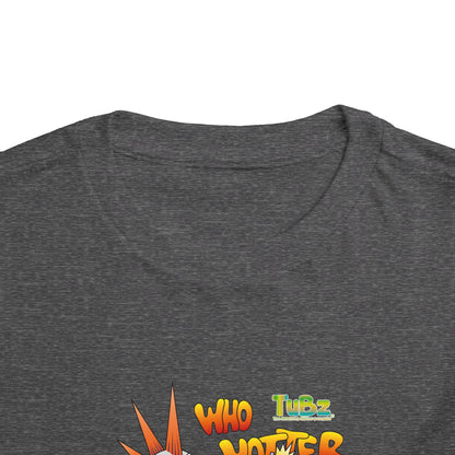 TuBz™ Rockstar Kids T-Shirt - "Who Hotter Than Me!" Graphic Tee | Smile Universe TuBz4Kidz Collection