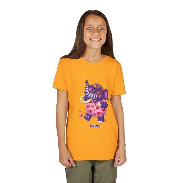 Piklez™ Youth Short Sleeve Tee – "Full of Love!" Graphic Shirt | Smile Universe Collection