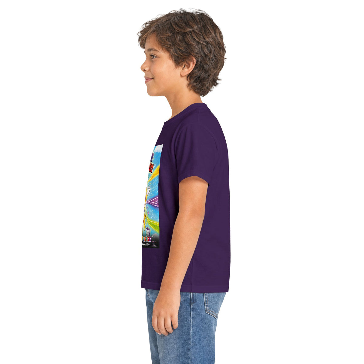 Potz™ Kids Softstyle Tee – "I Guide My ADHD Energy!" Graphic Tee | Smile Universe Collection