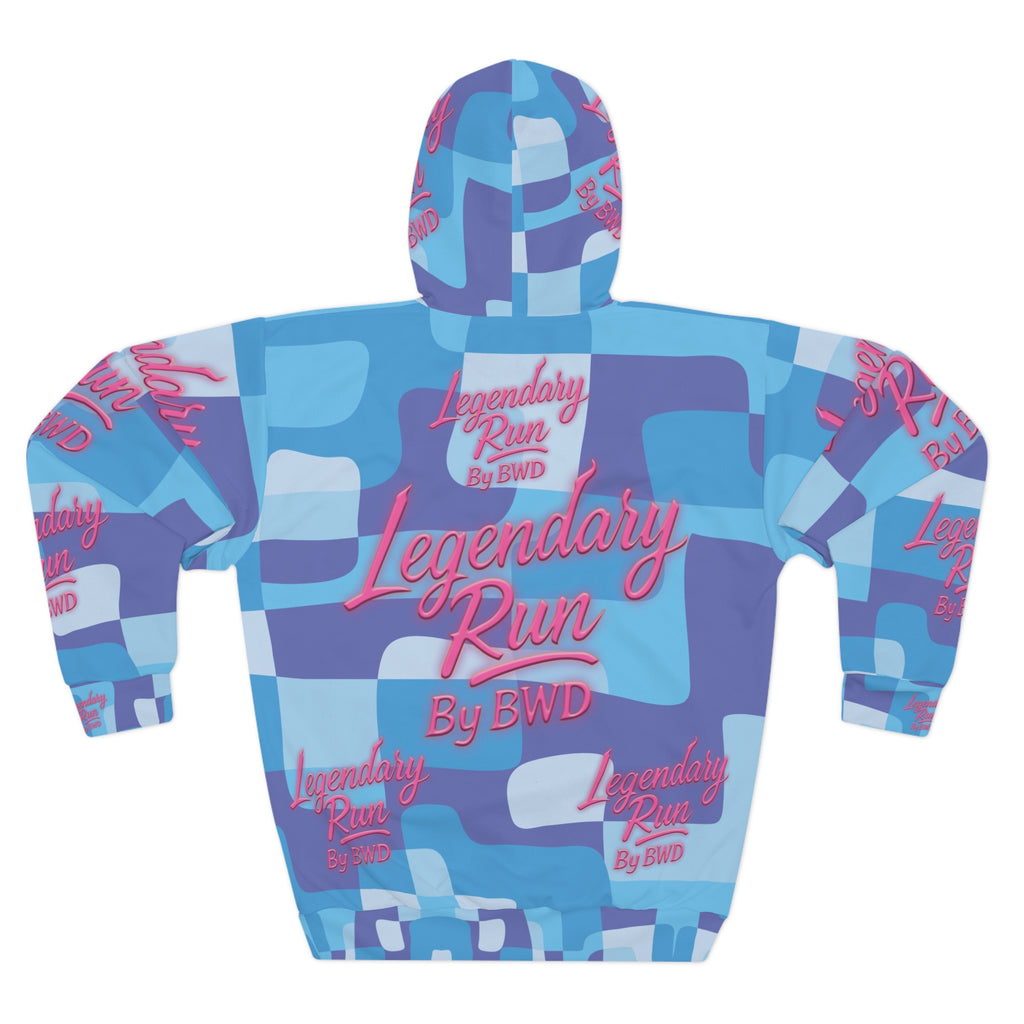Legendary Run All-Over Print Hoodie — Pullover