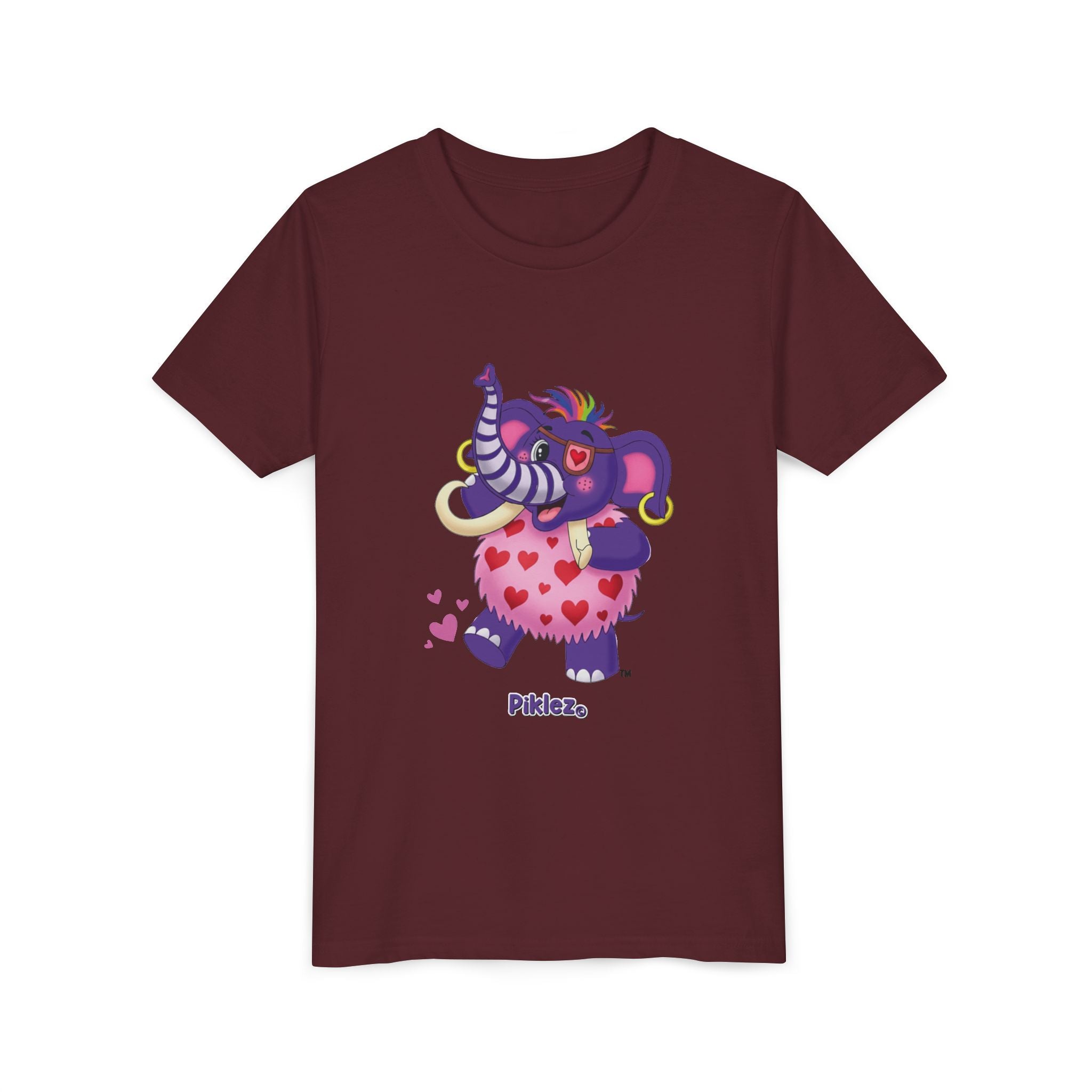 Piklez™ Youth Short Sleeve Tee – "Full of Love!" Graphic Shirt | Smile Universe Collection