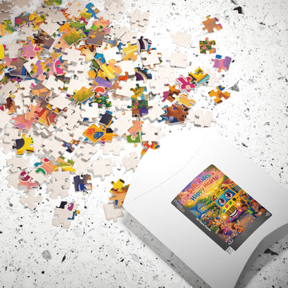 Lani™ Puzzle (110, 252, 520 & 1014-piece) – "Safe Rides, Happy Hearts" Graphic