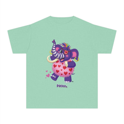 Piklez™ Youth Midweight Tee – "Full of Love!" Graphic Shirt | Smile Universe Collection