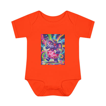 Piklez™ Infant Baby Rib Bodysuit – "Born to Celebrate!" Graphic | Smile Universe Collection