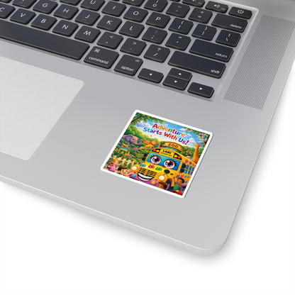 Lani™ Kiss-Cut Stickers – "Adventure Starts With Us!" Graphic