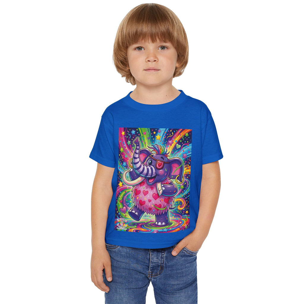 Piklez™ Heavy Cotton™ Toddler T-Shirt – "Born to Celebrate!" Graphic Shirt | Smile Universe Collection
