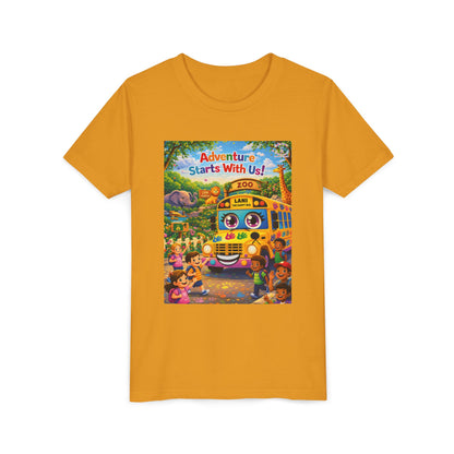 Lani™ Youth Short Sleeve Tee – "Adventure Starts With Us!" Graphic
