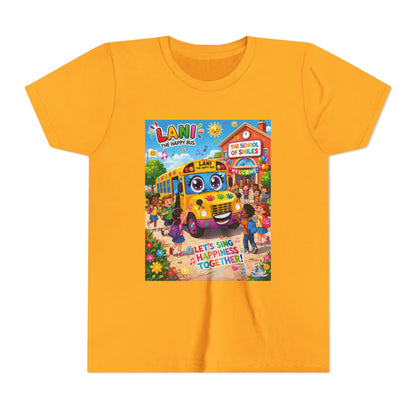 Lani™ Youth Short Sleeve Tee – "Let's Sing Happiness Together!" Graphic