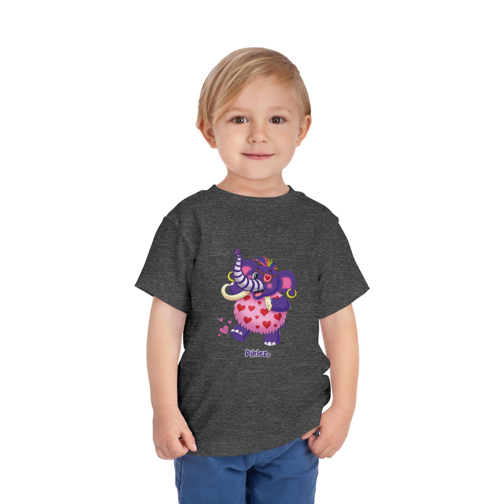 Piklez™ Toddler Short Sleeve Tee – "Full of Love!" Graphic Shirt | Smile Universe Collection