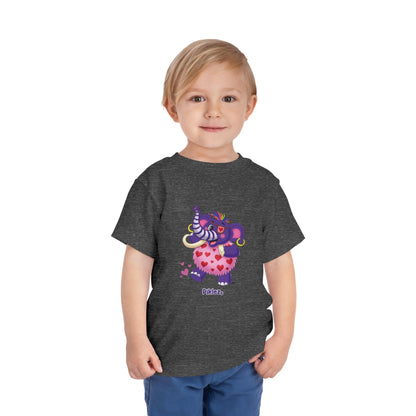 Piklez™ Toddler Short Sleeve Tee – "Full of Love!" Graphic Shirt | Smile Universe Collection