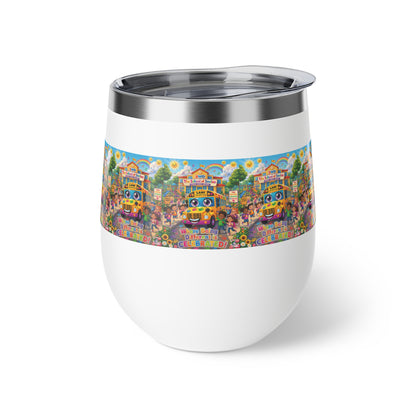 Lani™ 12oz Copper Vacuum Insulated Cup – "Where Being Different is CELEBRATED!" Graphic