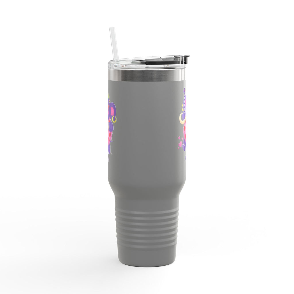 Piklez™ 40oz Insulated Travel Mug – "Full of Love!" Graphic | Smile Universe Collection
