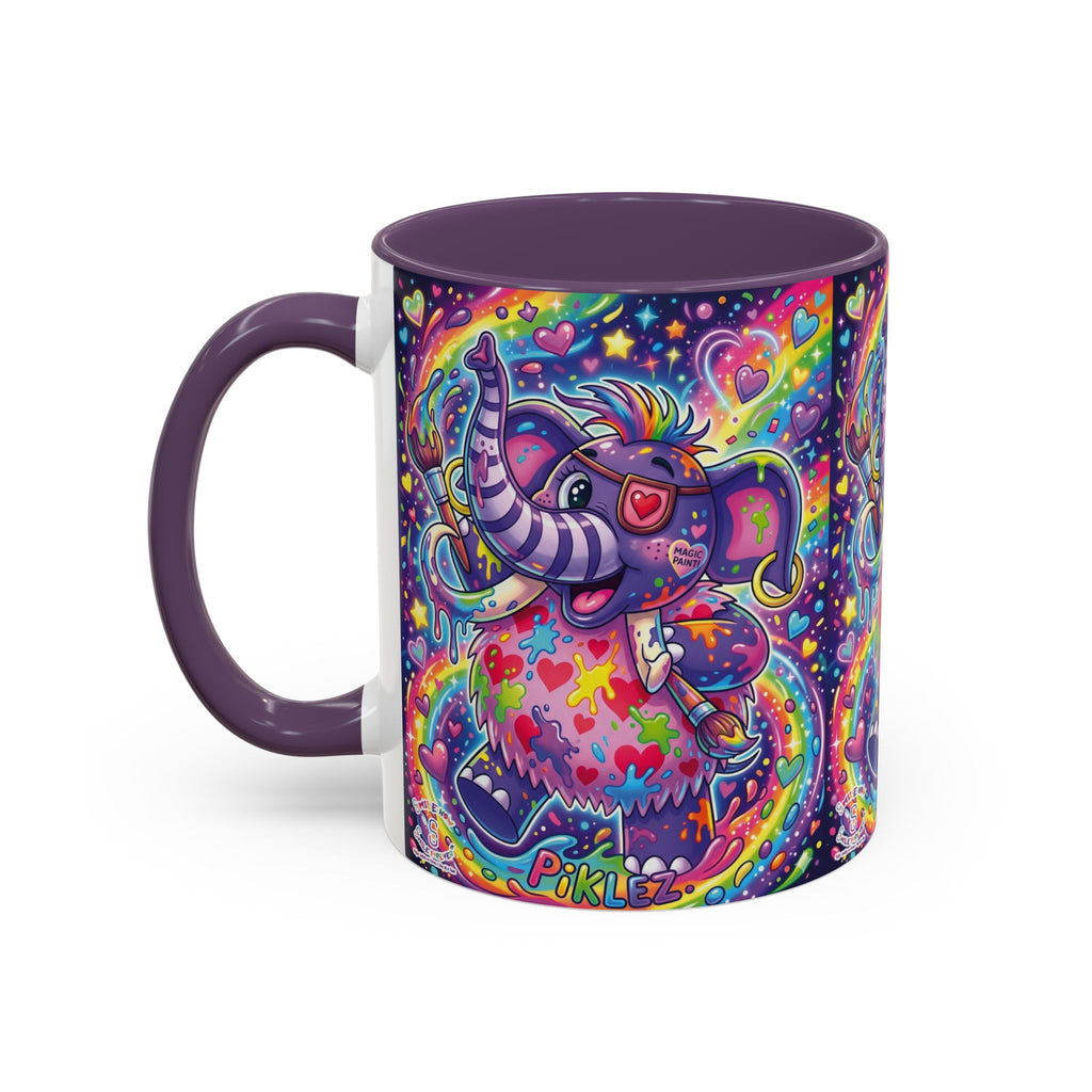 Piklez™ 15oz Ceramic Mug – "Magic Paint!" Graphic | Smile Universe Collection