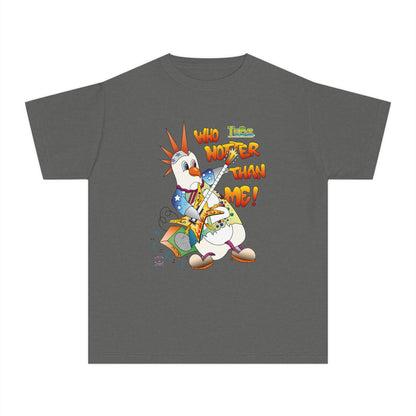 TuBz™ Rockstar Kids T-Shirt - "Who Hotter Than Me!" Graphic Tee | Smile Universe TuBz4Kidz Collection