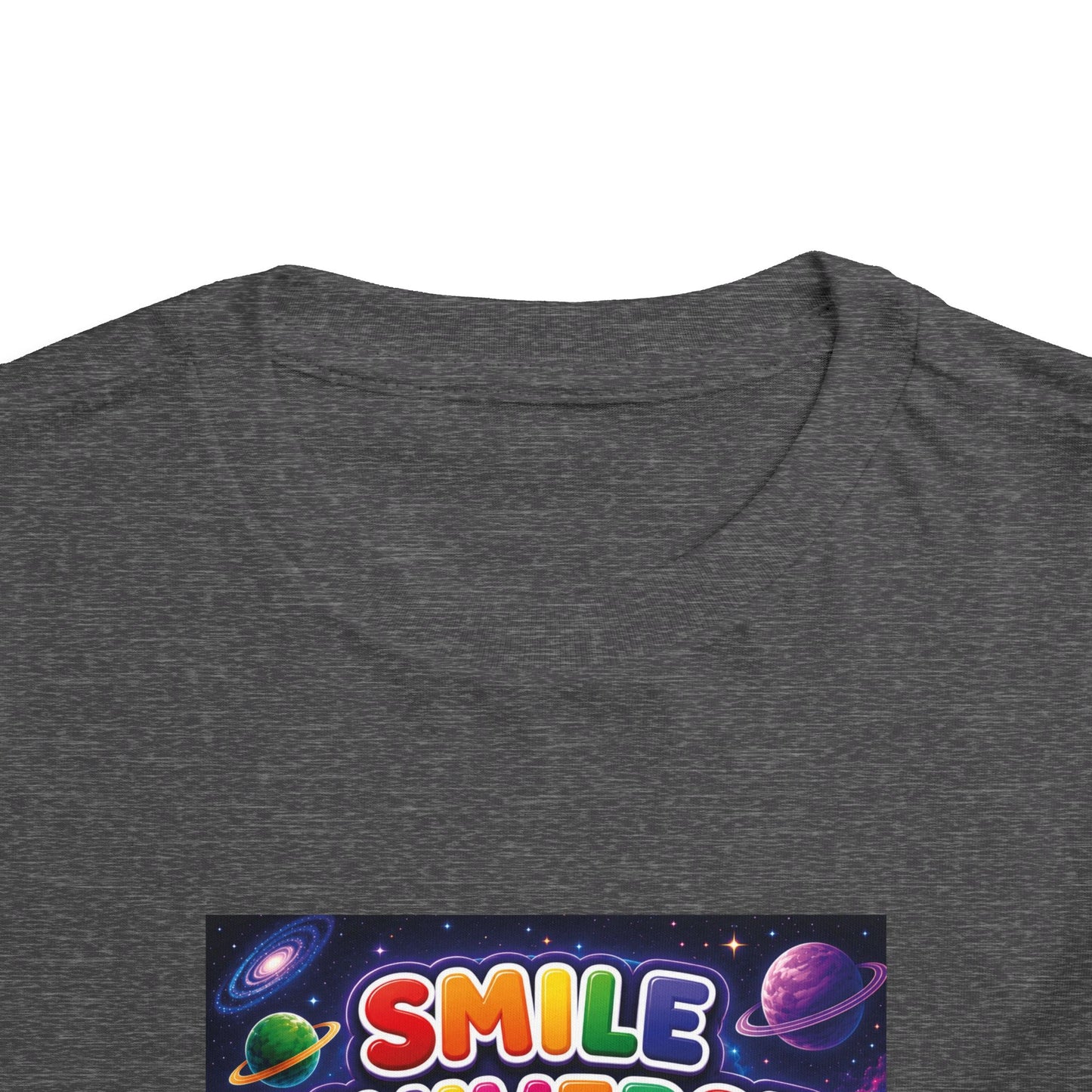 Smile Universe™ Toddler Short Sleeve Tee – "Where Being Different is CELEBRATED!" Graphic