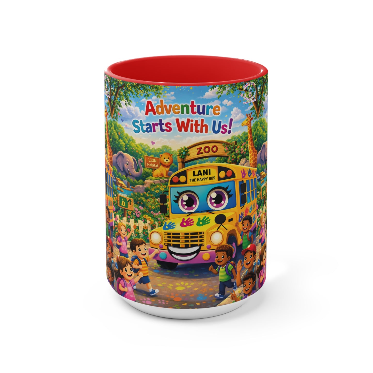 Lani™ Accent Mug – "Adventure Starts With Us!" Graphic