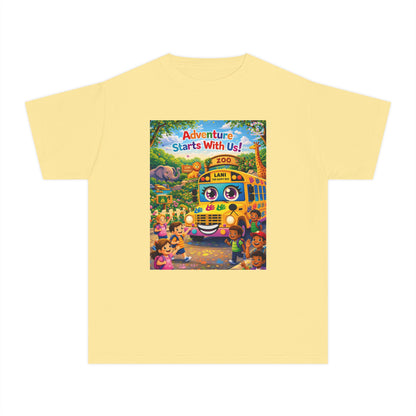 Lani™ Youth Midweight Tee – "Adventure Starts With Us!" Graphic