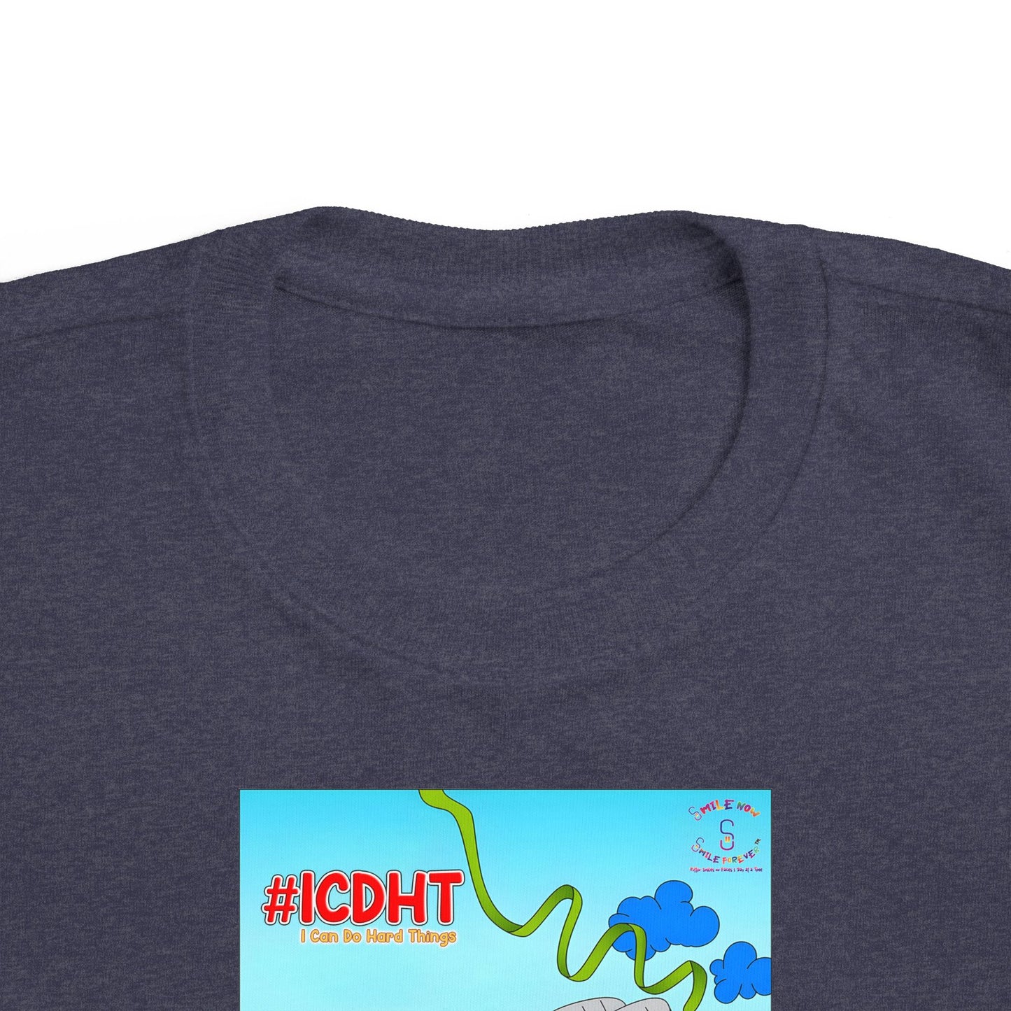 TuBz™ "I Can Do Hard Things" Toddler T-Shirt | Toddler's Fine Jersey Tee  - Positive Kids Graphic Tee