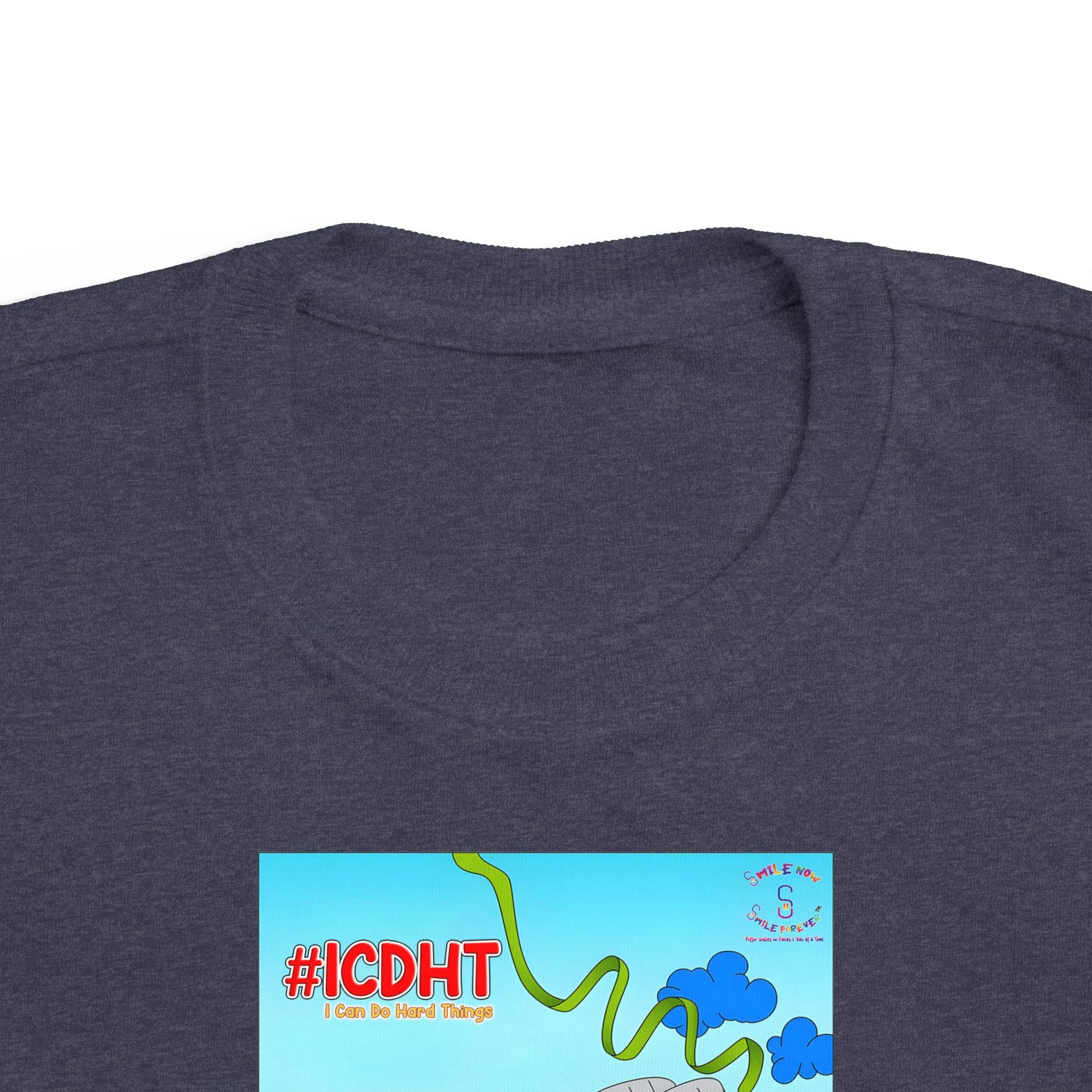 TuBz™ "I Can Do Hard Things" Toddler T-Shirt | Toddler's Fine Jersey Tee  - Positive Kids Graphic Tee