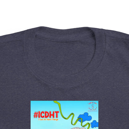 TuBz™ "I Can Do Hard Things" Toddler T-Shirt | Toddler's Fine Jersey Tee  - Positive Kids Graphic Tee