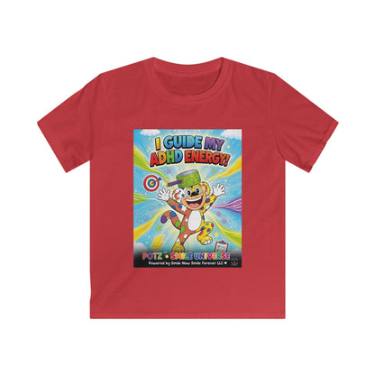 Potz™ Kids Softstyle Tee – "I Guide My ADHD Energy!" Graphic Tee | Smile Universe Collection