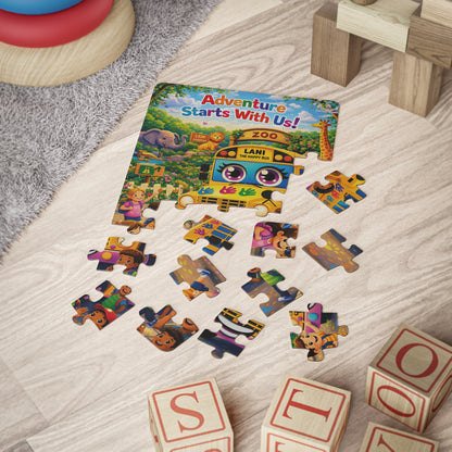 Lani™ Kids' Puzzle, 30-Piece – "Adventure Starts With Us!" Graphic