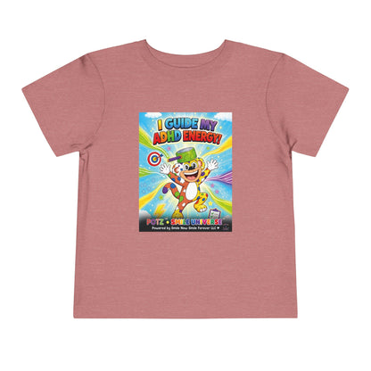 Potz™ Toddler Short Sleeve Tee – "I Guide My ADHD Energy!" Graphic Tee | Smile Universe Collection
