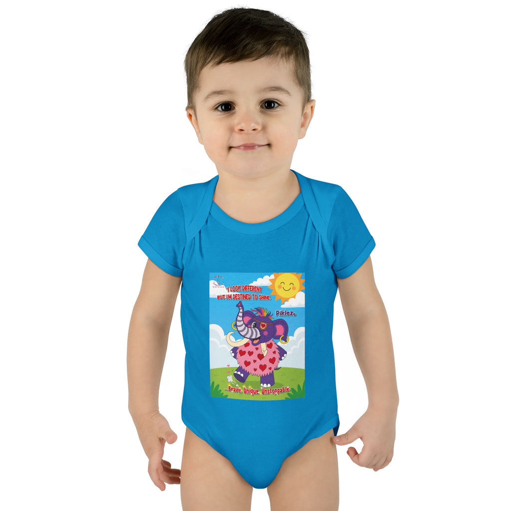 Piklez™ Infant Bodysuit – “Destined to Shine” Baby Outfit | Smile Universe Collection
