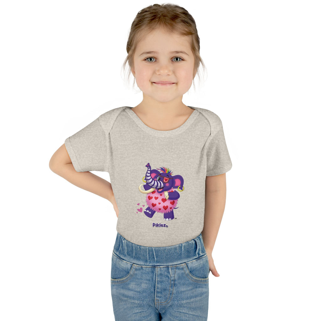 Piklez™ Infant Baby Rib Bodysuit – "Full of Love!" Graphic | Smile Universe Collection