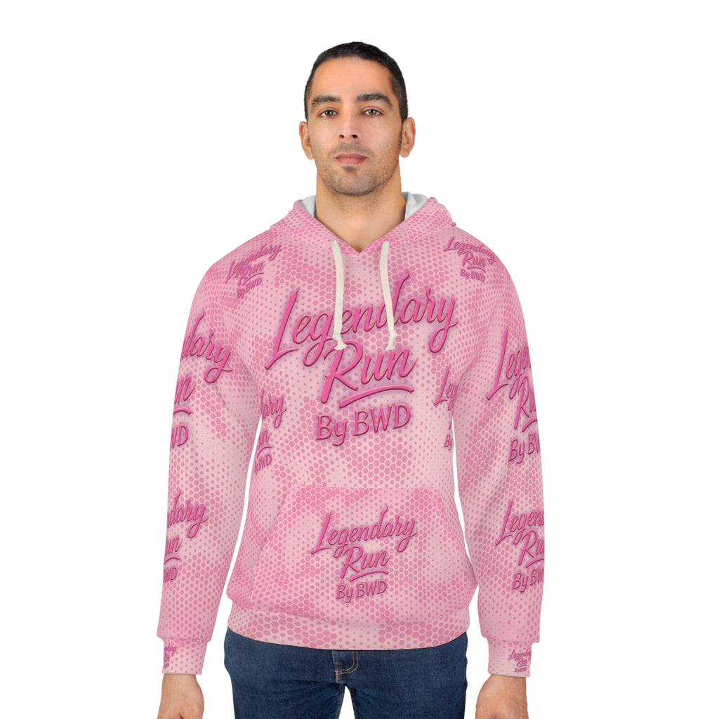 Legendary Run All-Over Print Hoodie — Pullover