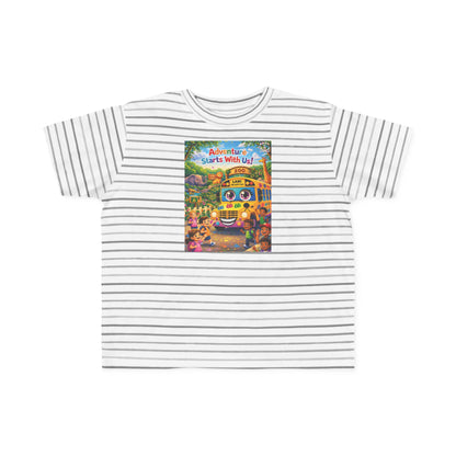 Lani™ Toddler's Fine Jersey Tee – "Adventure Starts With Us!" Graphic