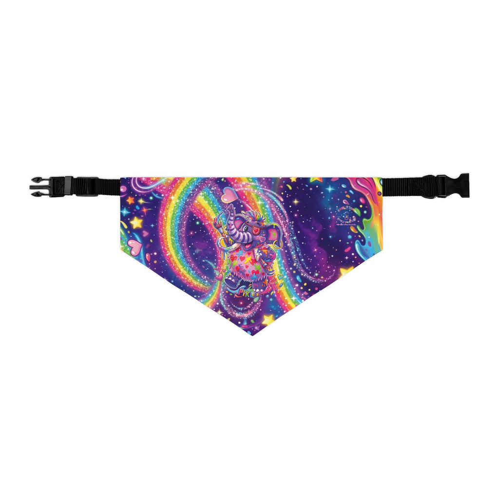 Piklez™ Pet Bandana Collar – "Full of Love!" Graphic | Smile Universe Collection