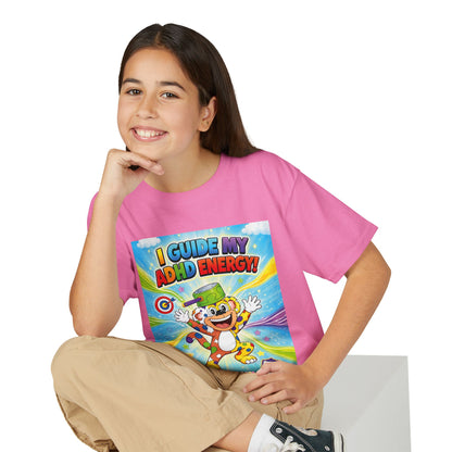 Potz™ Youth DryBlend® T-Shirt – "I Guide My ADHD Energy!" Graphic Tee | Smile Universe Collection