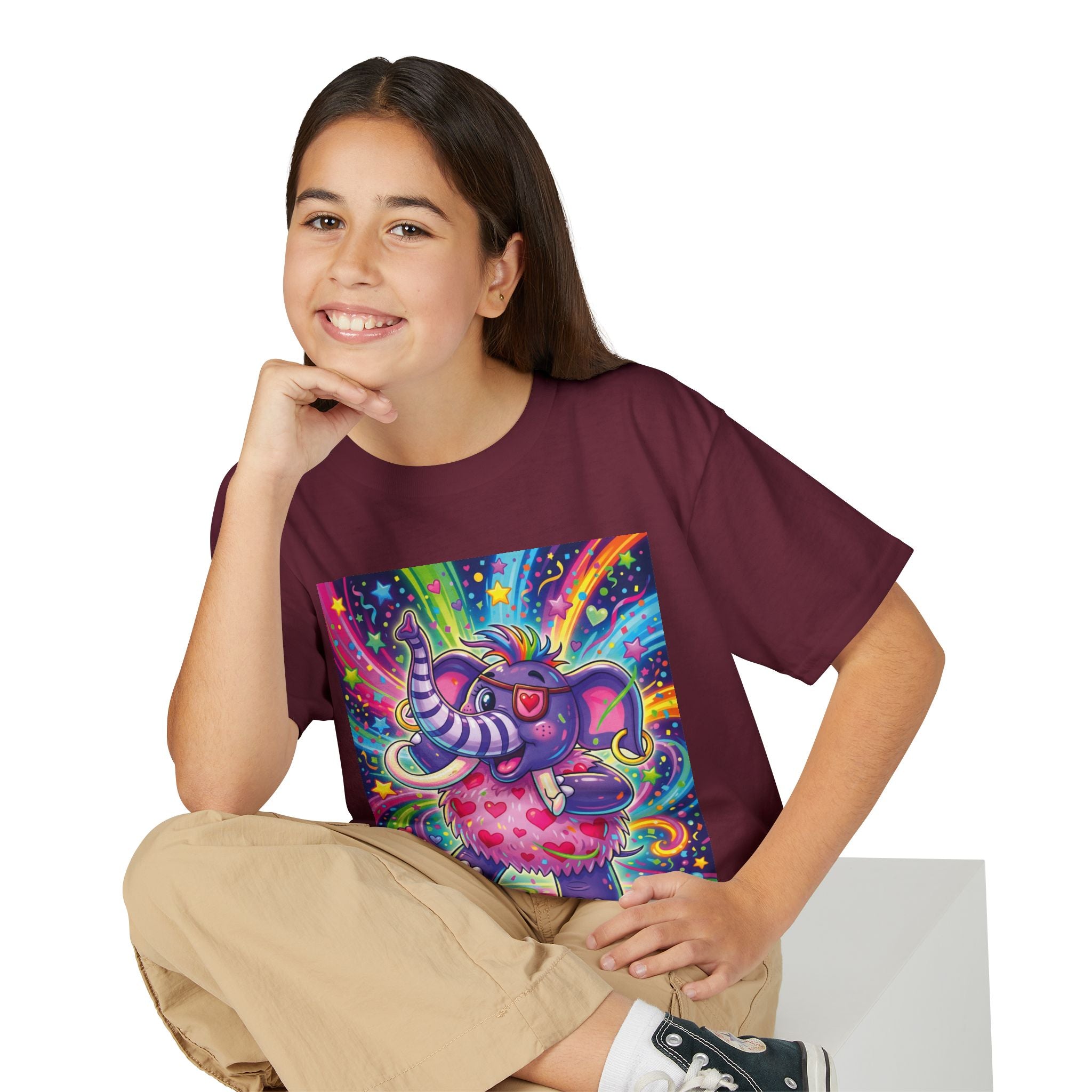 Piklez™ Youth DryBlend® T-Shirt – "Born to Celebrate!" Graphic Shirt | Smile Universe Collection