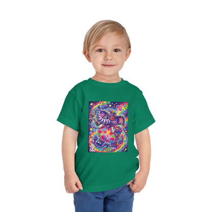 Piklez™ Toddler Short Sleeve Tee – "Magic Paint!" Graphic Shirt | Smile Universe Collection