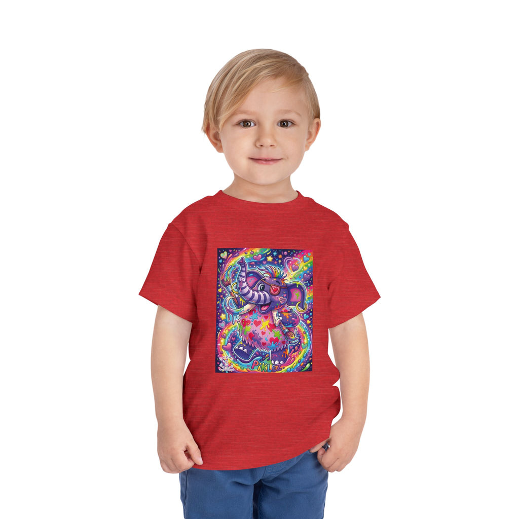 Piklez™ Toddler Short Sleeve Tee – "Magic Paint!" Graphic Shirt | Smile Universe Collection