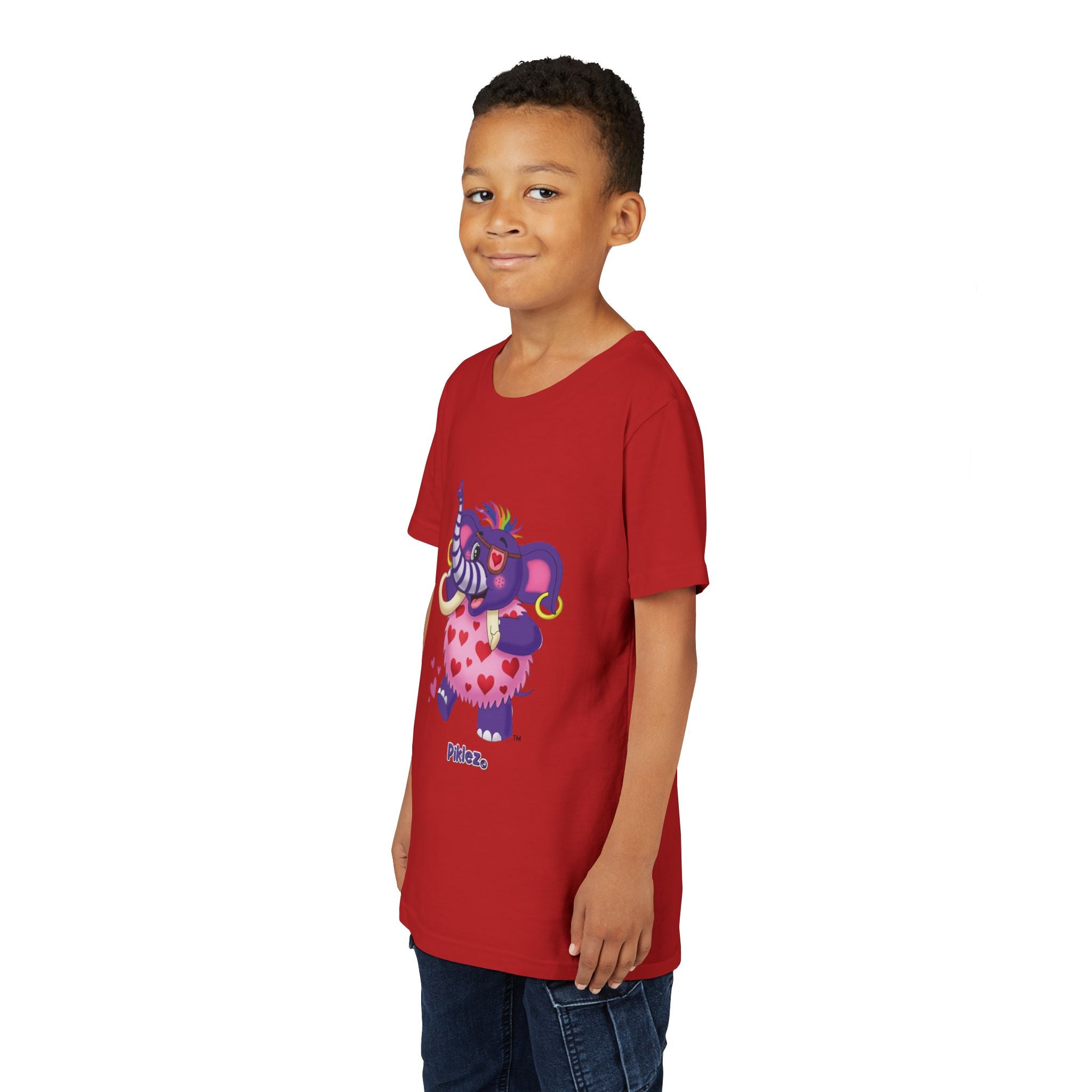 Piklez™ Youth Short Sleeve Tee – "Full of Love!" Graphic Shirt | Smile Universe Collection