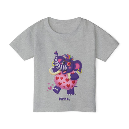 Piklez™ Heavy Cotton™ Toddler T-Shirt – "Full of Love!" Graphic Shirt | Smile Universe Collection
