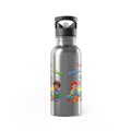 TuBz™ "Kindness Is Cool" Kids Water Bottle - School Hydration Bottle | Smile Universe TuBz4Kidz