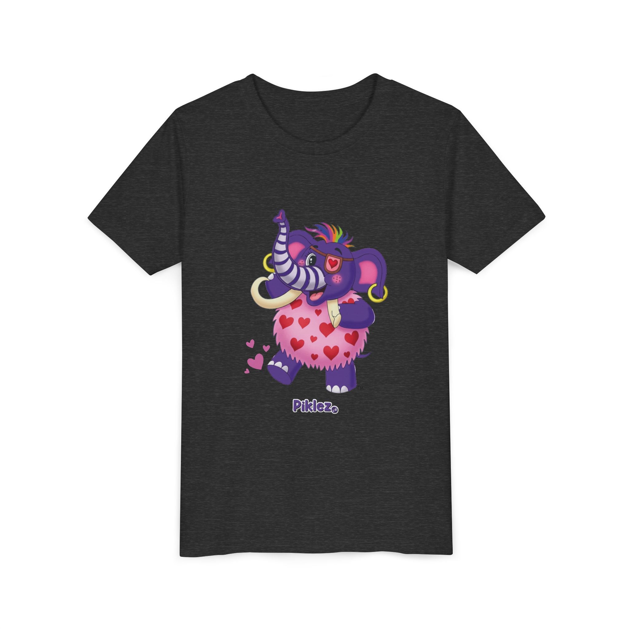 Piklez™ Youth Short Sleeve Tee – "Full of Love!" Graphic Shirt | Smile Universe Collection