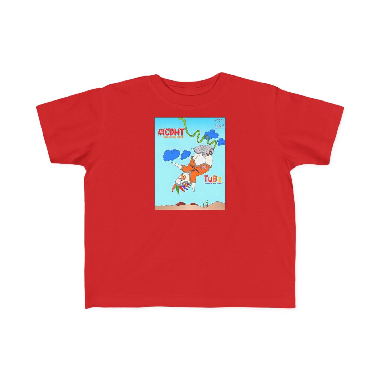 TuBz™ "I Can Do Hard Things" Toddler T-Shirt | Toddler's Fine Jersey Tee  - Positive Kids Graphic Tee