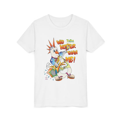 TuBz™ Rockstar Kids T-Shirt - "Who Hotter Than Me!" Graphic Tee | Smile Universe TuBz4Kidz Collection