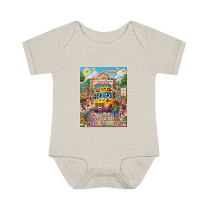 Lani™ Infant Baby Rib Bodysuit – "Where Being Different is CELEBRATED!" Graphic
