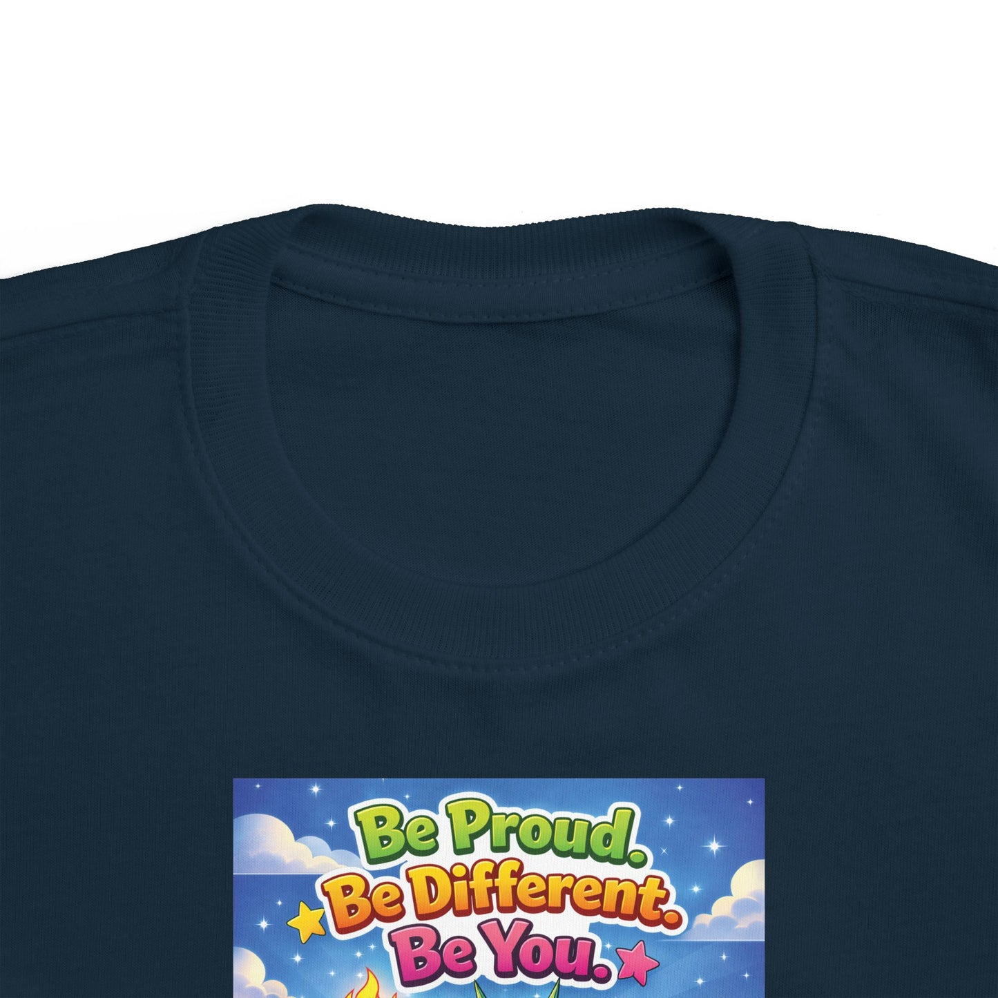 TuBz™ "Be Proud. Be Different. Be You." Kids T-Shirt - Inspirational Graphic Tee