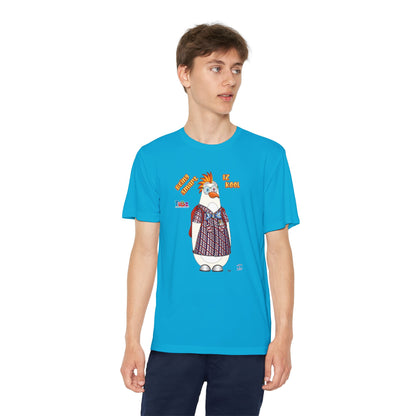 TuBz™ "Being Smart Iz Kool" Youth Competitor T- Shirt - Character Dress-Up Graphic Tee