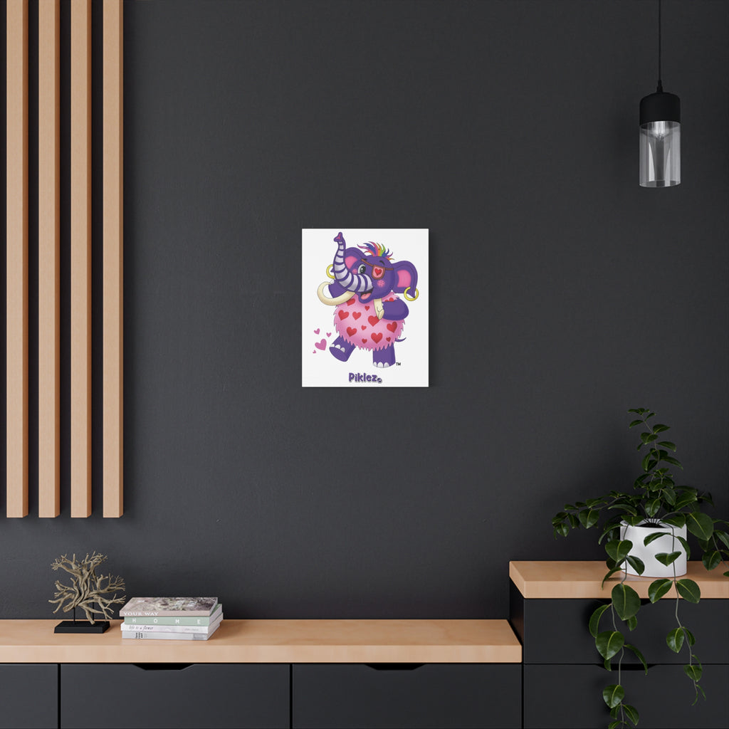 Piklez™ Matte Canvas, Stretched 1.25" – "Full of Love!" Graphic Wall Art | Smile Universe Collection