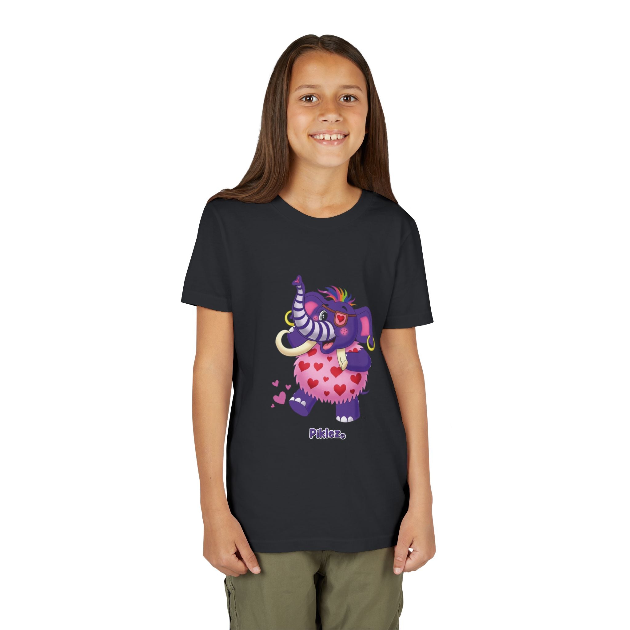 Piklez™ Youth Short Sleeve Tee – "Full of Love!" Graphic Shirt | Smile Universe Collection