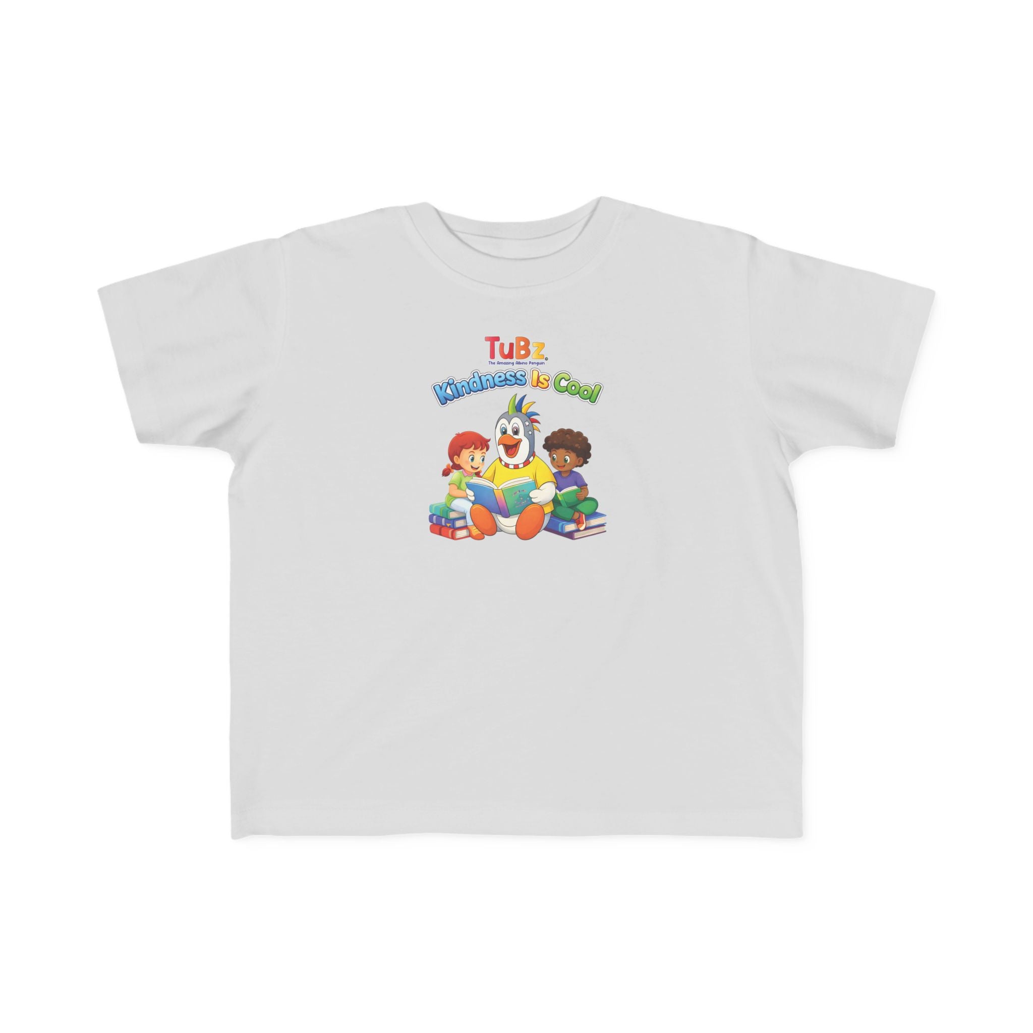 TuBz™ "Kindness Is Cool" Kids T-Shirt - Positive Message Graphic Tee | Smile Universe TuBz4Kidz